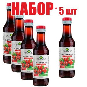 Сироп шиповника Мирролла 250мл фл. БАД (отпуск 5шт)	Мирролла ООО