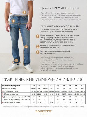 Джинсы мужские синие