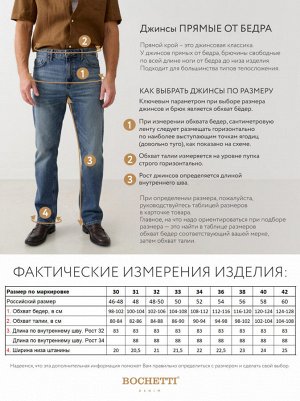 Джинсы мужские синие