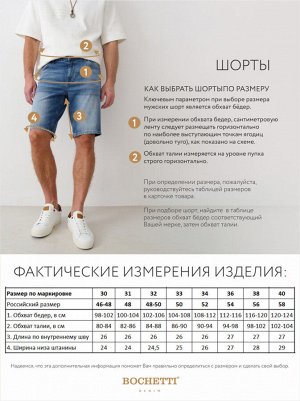 Шорты мужские джинсовые синие