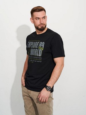 Футболка мужская черная