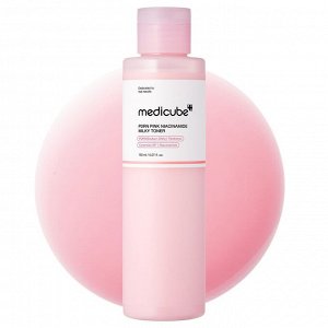 Medicube Молочный тонер с эффектом сияния и увлажнения PDRN Pink Niacinamide Milky Toner
