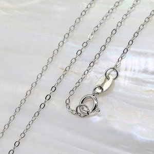 Цепочка на шею серебряная, 45см, 0,8г.