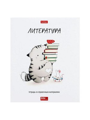 Комплект предметных тетрадей 48 листов, 12 предметов Hatber «Приключения кота Пирожка», обложка мелованная бумага, с интерактивным справочником,...