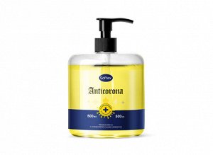 Мыло, жидкое с антибактериальным эффектом "Anticorona", Meggi, Беларусь, 500 г