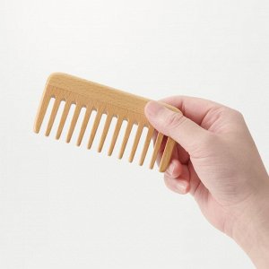 MUJI Beech Wood Hair Comb – деревянный гребень из бука