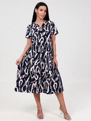 750 ЖЕНСКОЕ ПЛАТЬЕ (Темно-синий)