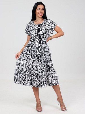 761 ЖЕНСКОЕ ПЛАТЬЕ (Черный/белый)