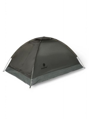 Палатка туристическая 2-местная maclay fisht te 2, 205x150x105 см, трекинговая, однослойная, зелёная
