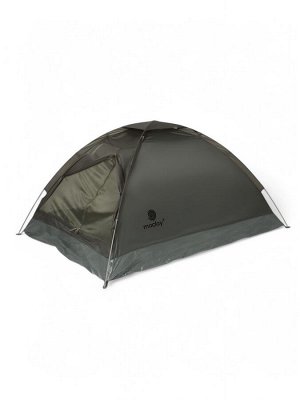 Палатка туристическая 2-местная maclay fisht te 2, 205x150x105 см, трекинговая, однослойная, зелёная