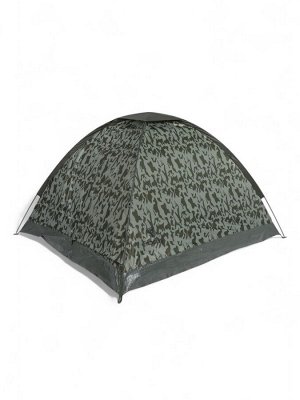 Палатка туристическая 3-местная maclay fisht sme 3, 205x180x120 см, трекинговая, однослойная, цвет камуфляж