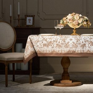 Скатерть ROYAL GARDEN 140x180 см, белая, 100% хлопок, твил с водоотталкивающей пропиткой, 1 шт.