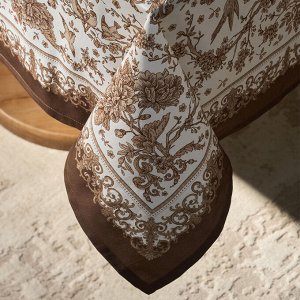 Скатерть ROYAL GARDEN 140x180 см, белая, 100% хлопок, твил с водоотталкивающей пропиткой, 1 шт.
