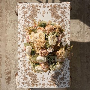 Скатерть ROYAL GARDEN 110x140 см, белая, 100% хлопок, твил с водоотталкивающей пропиткой, 1 шт.