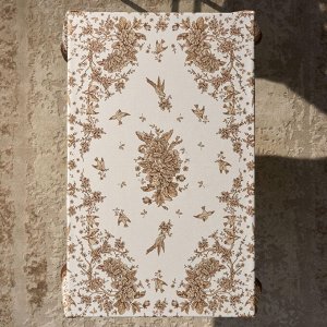 Скатерть ROYAL GARDEN 110x140 см, белая, 100% хлопок, твил с водоотталкивающей пропиткой, 1 шт.