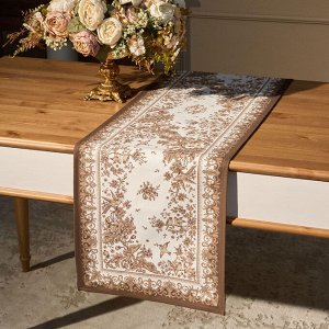 Дорожка "Royal Garden" 40x146 см, белая, 100% хлопок, твил с пропиткой, 1 шт.