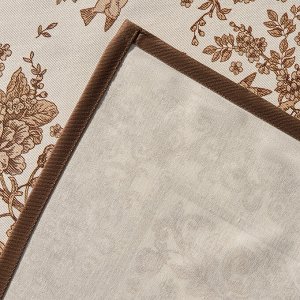 Дорожка "Royal Garden" 40x146 см, белая, 100% хлопок, твил с пропиткой, 1 шт.