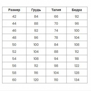 Размерная сетка