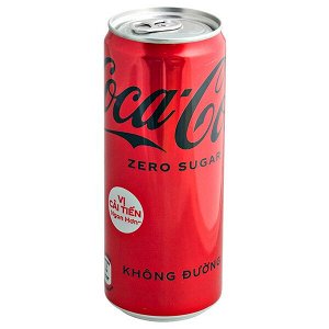 напиток COCA-COLA ZERO (Вьетнам) 320 мл ж/б 1/24