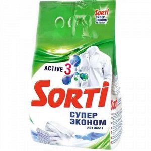 Стиральный порошок Активный кислород Sorti автомат 2400гр