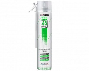 Пеногерметик KimTec «ZIGGER PF» 45л всесезонная, 650 мл, 700 г (1/12)