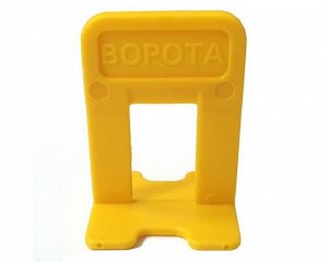 СВП - Система выравнивания плитки - Зажим "Ворота" 1,4 мм 50шт, пакет (55шт/110шт)