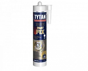 Герметик специальный Tytan Tytan Professional клей монтажный FAST Fix, белый, 290 мл.