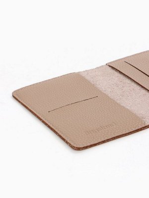 Обложка для паспорта Bagsland, бежевая