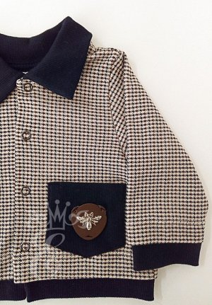 Курточка с карманами 7381-ИКрБ