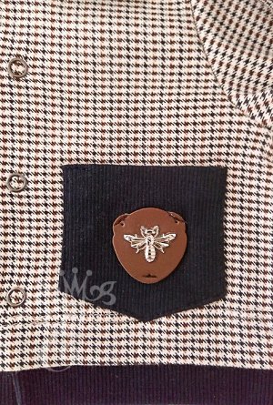 Курточка с карманами 7381-ИКрБ