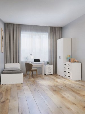 Комод для хранения «Клик Мебель», 5 выдвижных ящиков, 900x480x800 мм, цвет белый