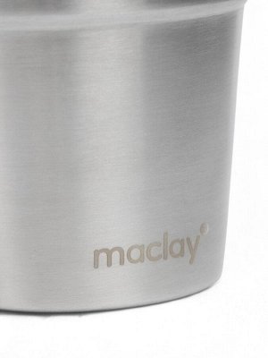 Стакан походный Maclay, 180 мл, нержавеющая сталь, двойное дно