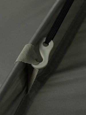 Палатка туристическая 2-местная maclay fisht se 2, 205x150x105 см, трекинговая, однослойная, зелёная