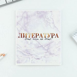 Тетради предметные, 48 л., набор из 10 шт. «Мрамор»