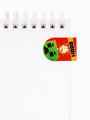 Магнитные закладки для книг, 8 шт. на подложке «Пиксели»
