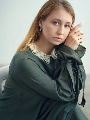 Колье «Жемчужное ассорти» воротничок ажур, шар №2.4,6, белое, L= 36 см