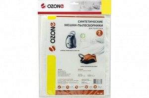 SE-06 Мешки-пылесборники Ozone синтетические для пылесосов BOSCH, SIEMENS (2 шт.)
