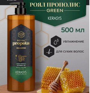 Шампунь для волос КераСис Роял Прополис Грин (Увлажнение) 500мл