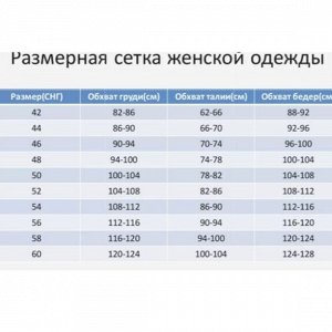 Размерная сетка