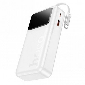 Внешний аккумулятор Power Bank со встроенным кабелем Type-C, Hoco Q41, 20000 mAh, PD22.5W, QC3.0