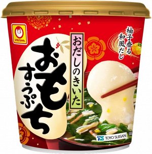 MARUCHAN Omochi Suupu - японский суп даси с курицей и рисовыми моти, набор из 6 упаковок