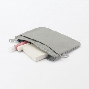 MUJI Wrinkle Nylon Flat Pouch – плоский органайзер из жатого нейлона (13,5х19)