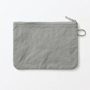 MUJI Wrinkle Nylon Flat Pouch – плоский органайзер из жатого нейлона (13,5х19)