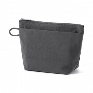 MUJI Wrinkle Nylon Gusseted Pouch – органайзер из жатого нейлона с расширением (16.5 × 11 × 6 см)