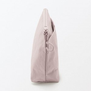 MUJI Wrinkle Nylon Gusseted Pouch – органайзер из жатого нейлона с расширением (21 × 13.5 × 6 см)