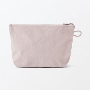 MUJI Wrinkle Nylon Gusseted Pouch – органайзер из жатого нейлона с расширением (21 × 13.5 × 6 см)