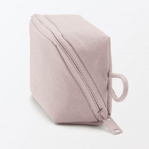MUJI Wrinkle Nylon Wide-Open Pouch – компактный органайзер из жатого нейлона с широким раскрытием