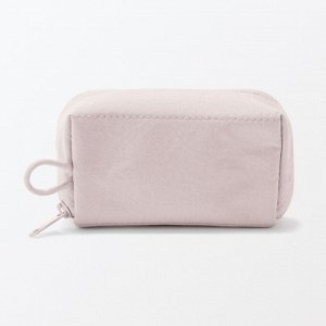 MUJI Wrinkle Nylon Wide-Open Pouch – компактный органайзер из жатого нейлона с широким раскрытием