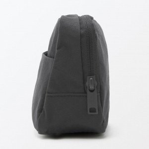 MUJI Wrinkle Nylon Wide-Open Pouch – вместительный органайзер из жатого нейлона с удобным раскрытием