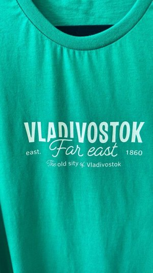 Футболка «Владивосток» зеленая